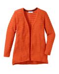 Strickjacke mandarine Gr. 44/46