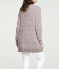 Strickjacke mauve-bunt