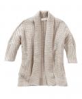 Strickjacke natur