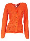 Strickjacke orange Größe 38