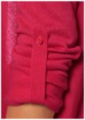 Strickjacke pink-grau