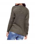 Strickjacke taupe