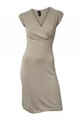 Strickkleid beige