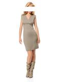 Strickkleid beige