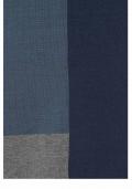 Strickkleid blau-grau