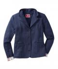 Sweatblazer blau