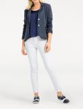 Sweatblazer jeansblau