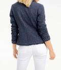 Sweatblazer jeansblau