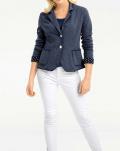 Sweatblazer jeansblau