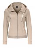 Sweatjacke sand