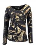 Sweatshirt gold-grau