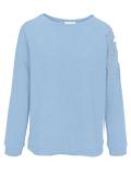 Sweatshirt mit Stickerei blau