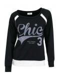 Sweatshirt schwarz-grau