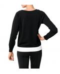 Sweatshirt schwarz-grau