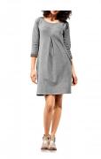 Sweatshirtkleid grau