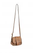 Tasche mit Nieten cognac