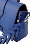 Tasche mit Nieten royalblau