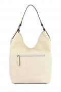 Tasche mit Pailletten beige-goldfarben