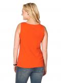 Top mit Nieten orange