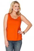 Top mit Nieten orange