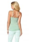 Top mit Spitze mint