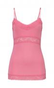 Top mit Spitze pink