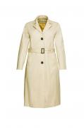 Trenchcoat mit Kontrastfutterhellbeige