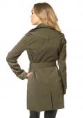 Trenchcoat mit Nieten khaki