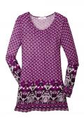 Tunika-Longshirt pink-cyclam