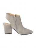 Veloursleder-Stiefelette grau