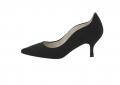 Velourslederpumps schwarz