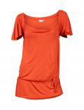 Wasserfall-Shirt orange