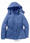 Wattierte Outdoorjacke blau