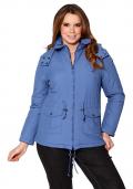 Wattierte Outdoorjacke blau