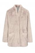 Webpelzjacke creme