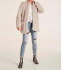 Webpelzjacke creme