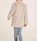 Webpelzjacke creme