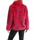 Webpelzjacke rot