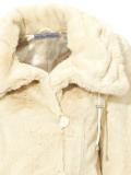 Webpelzjacke sand Gr. 40