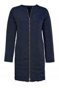 Wende-Daunenlongjacke marine