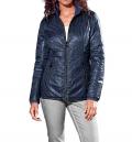 Wende-Steppjacke marine