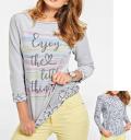 Wende-Sweatshirt grau