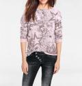 Wende-Sweatshirt mauve