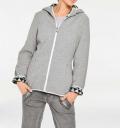 Wendejacke bunt-grau