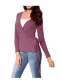 Wickelpullover mauve