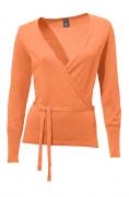 Wickelpullover orange