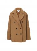 Woll-Cabanjacke camel