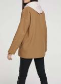 Woll-Cabanjacke camel