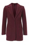 Wollflauschblazer mit Kaschmir bordeaux