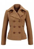 Wolljacke camel